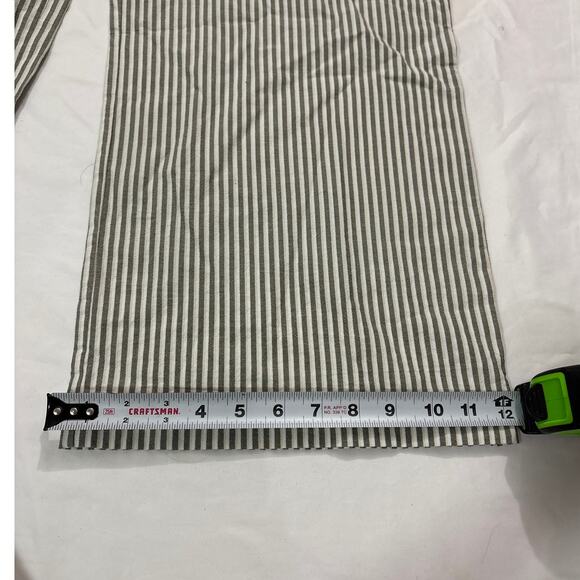 Anthropologie Maeve Womens Large Elastic-Trim Beach Pants Striped Wide Leg - Picture 11 of 13